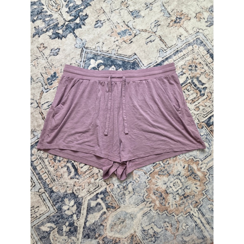Tommy John Women's Medium Dusty Rose Pink Lounge Pajama Pocket Shorts